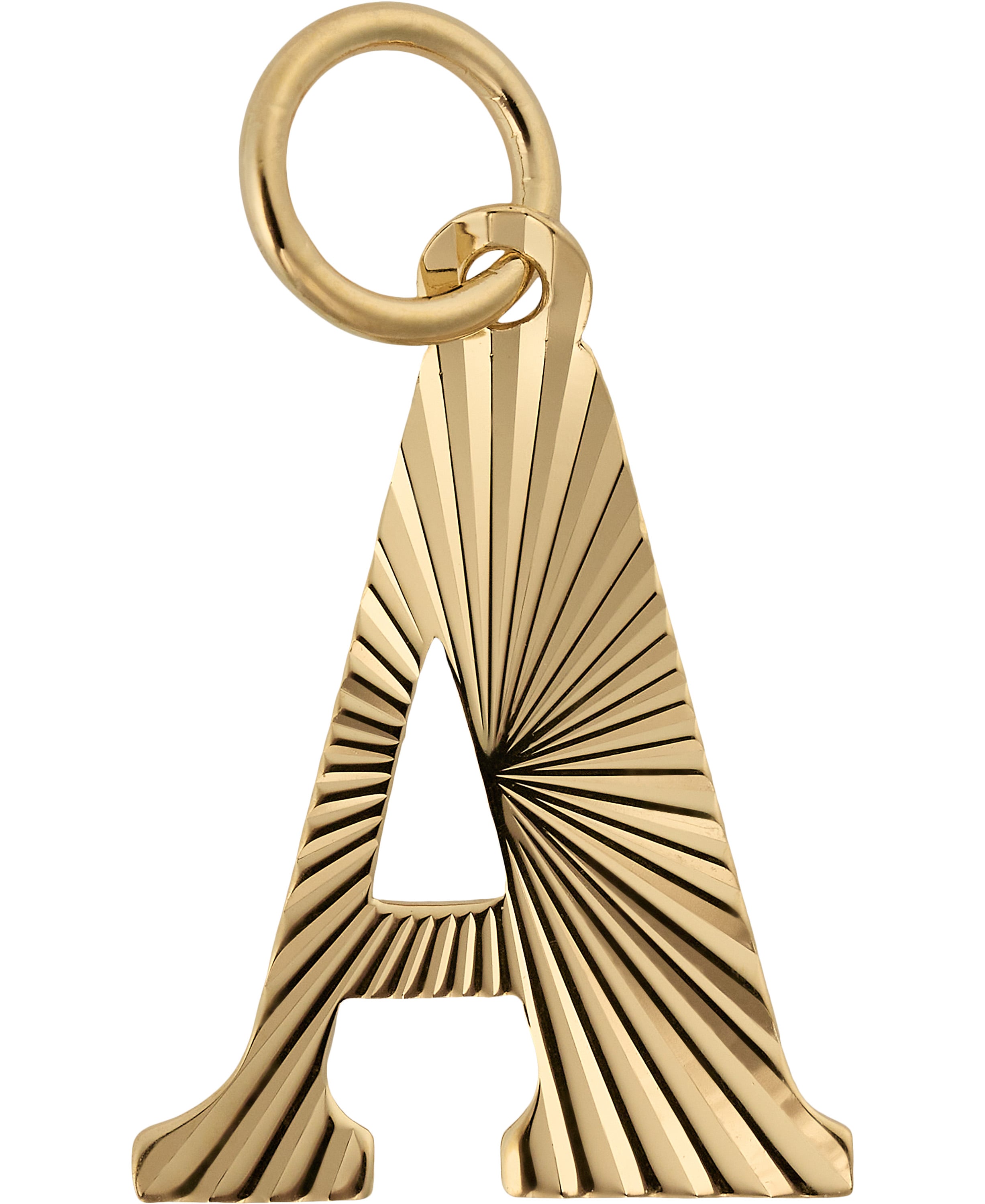 Reflection Letters, Goldplated Sterling Silver-a