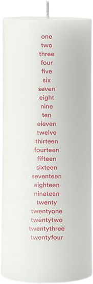 Calendar Candle Round