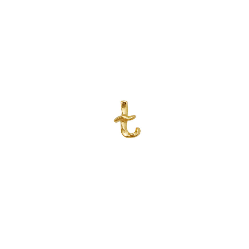 T Alphabet Single Earring