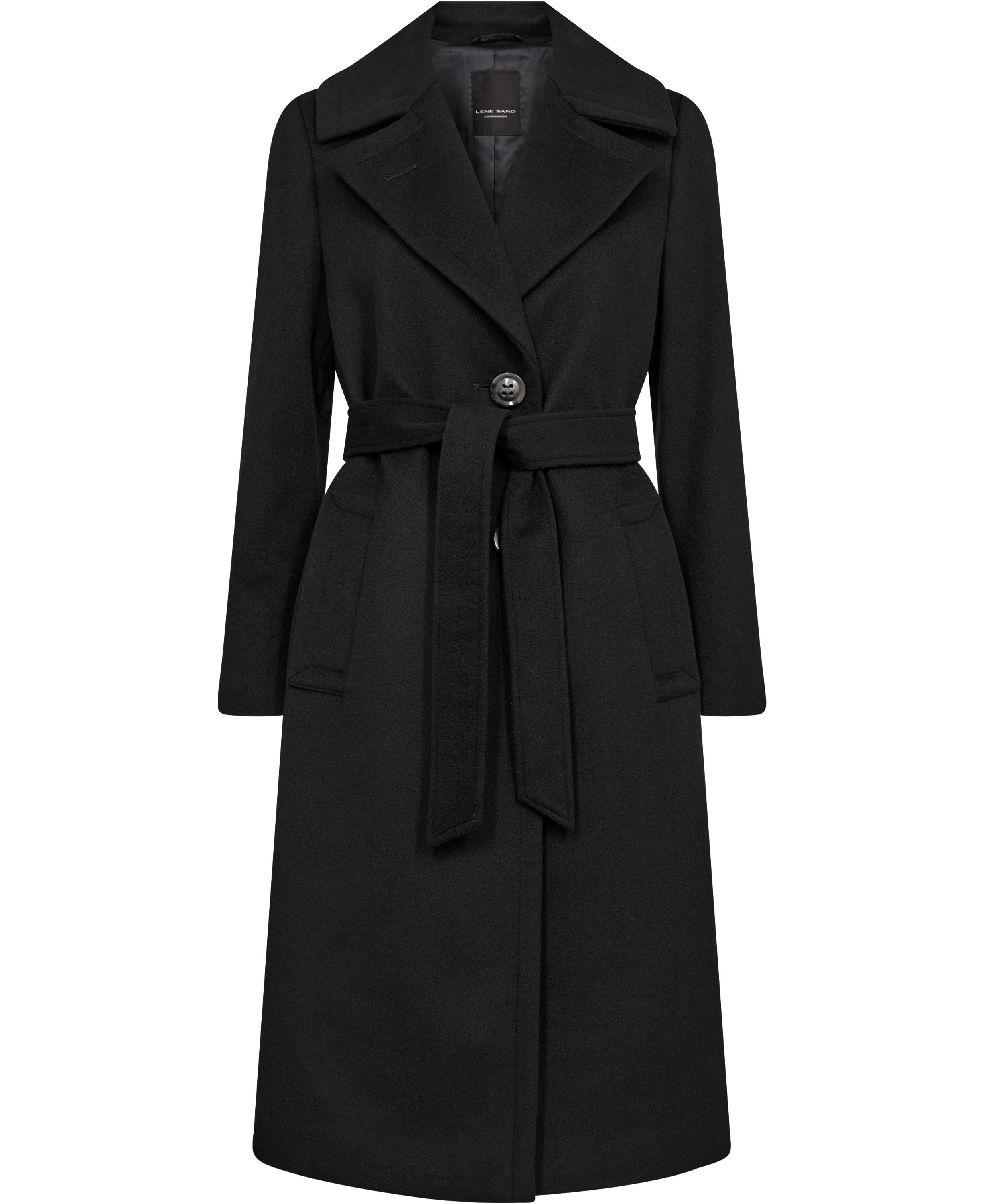 Cashmere Coat W Clareta Belt Midi