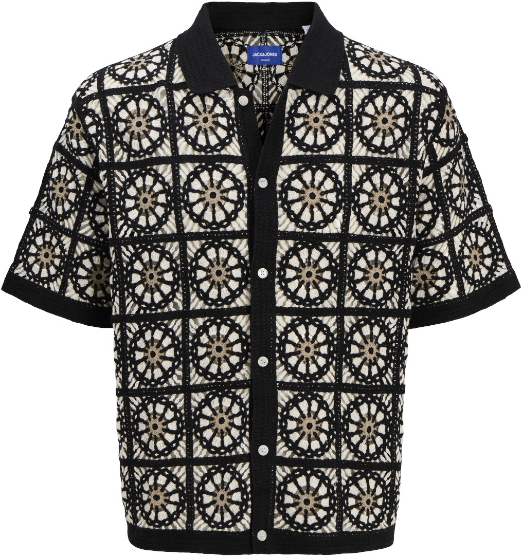 Jorcartagena Crochet Knit Polo