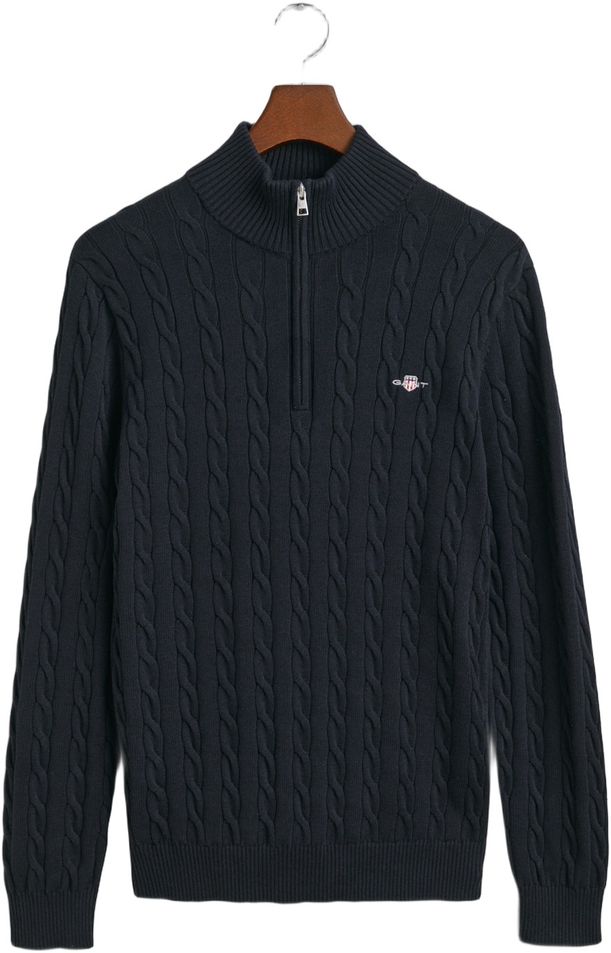 Cotton Cable Half ZIP