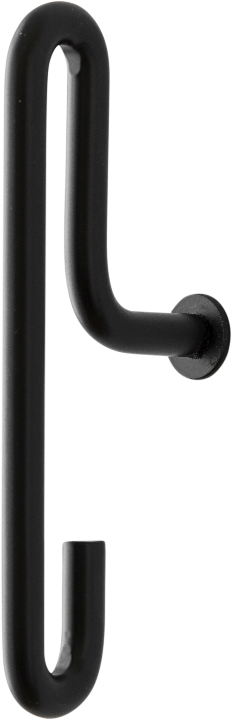 Wall Hook Small Black 2 pak