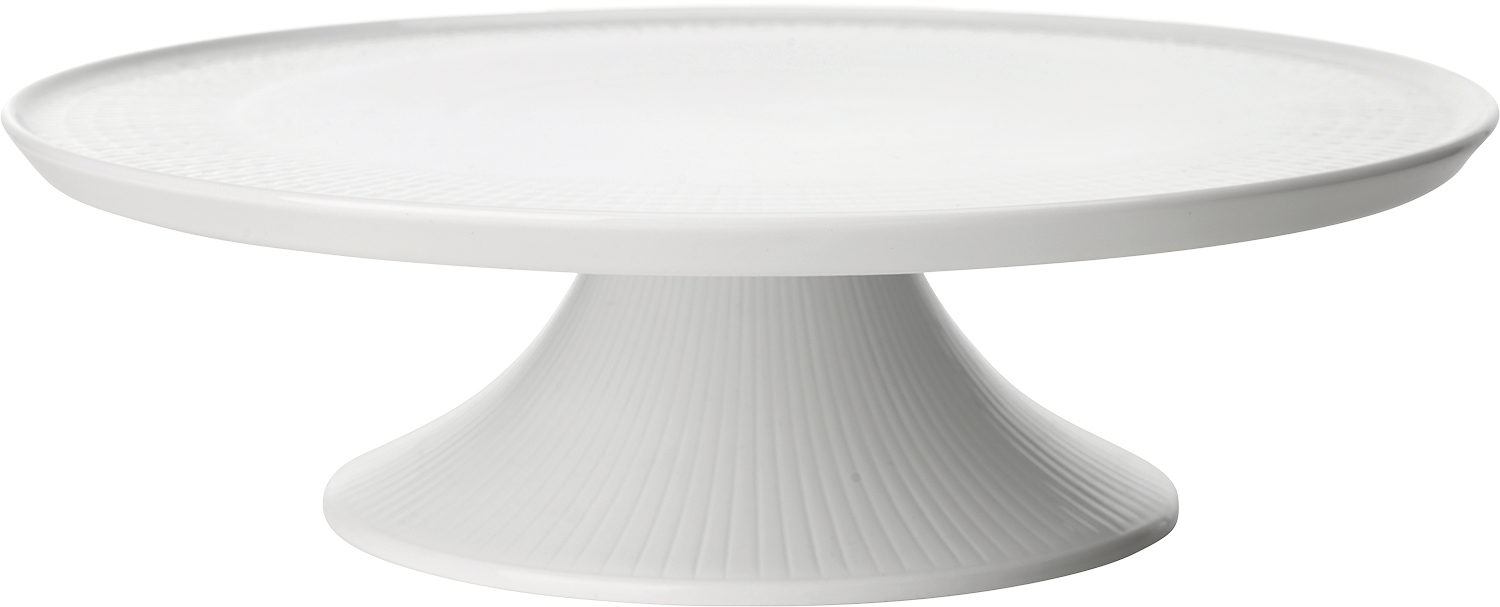 Swedish Grace fad på fod 31 cm Snehvid