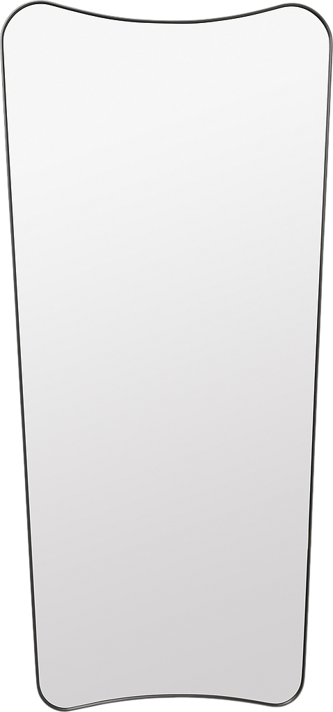 F.A. 33 Wall Mirror, 70x146 Black Brass