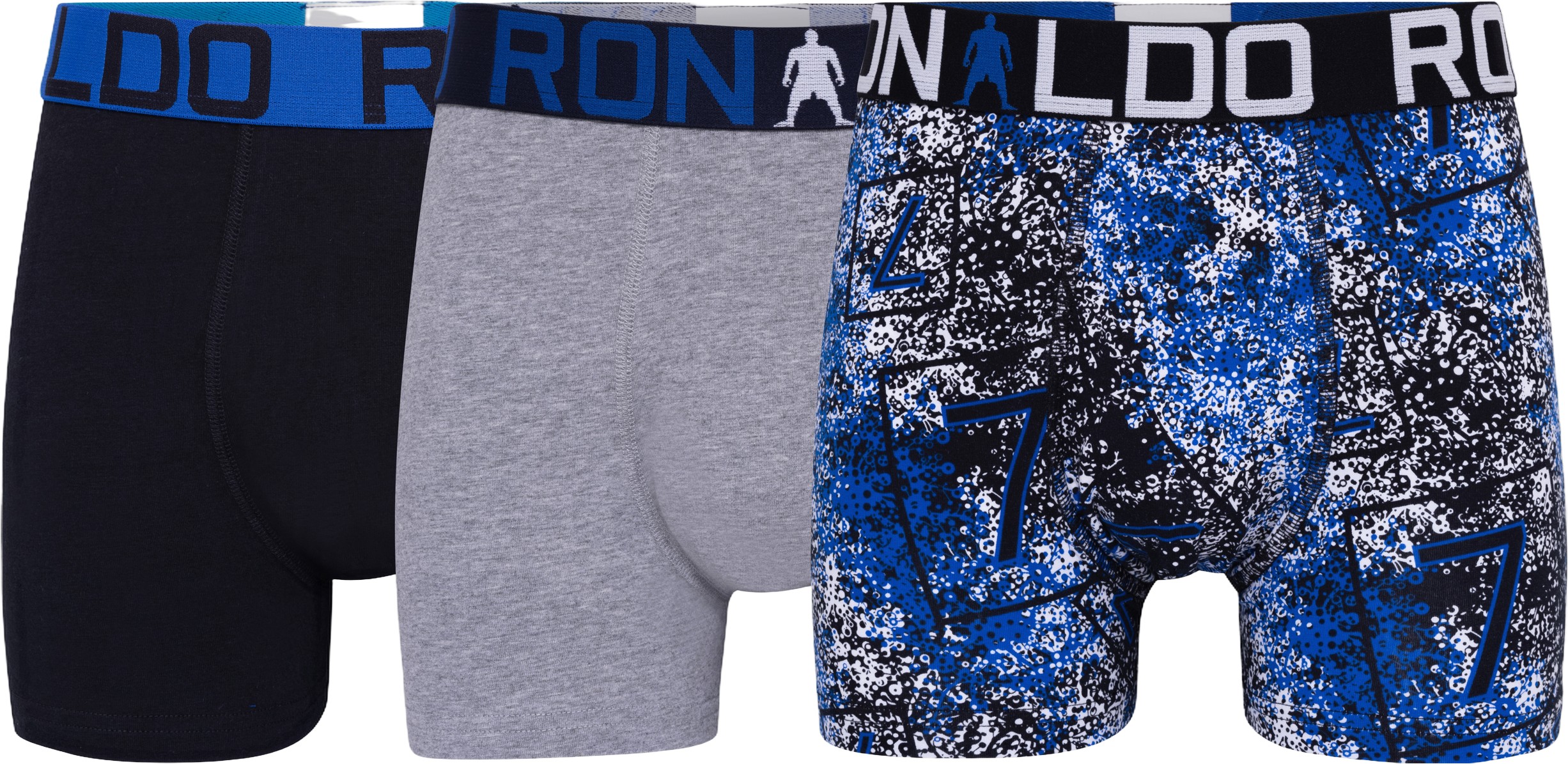 CR7 Boy's Trunk 3pack AOP - DKK 500 hos Magasin