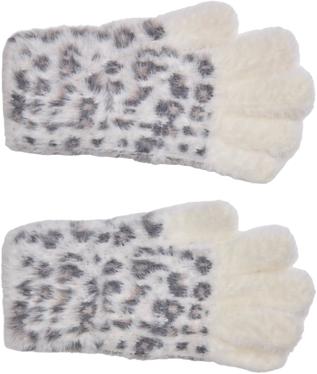 Furry Knitted Handsker