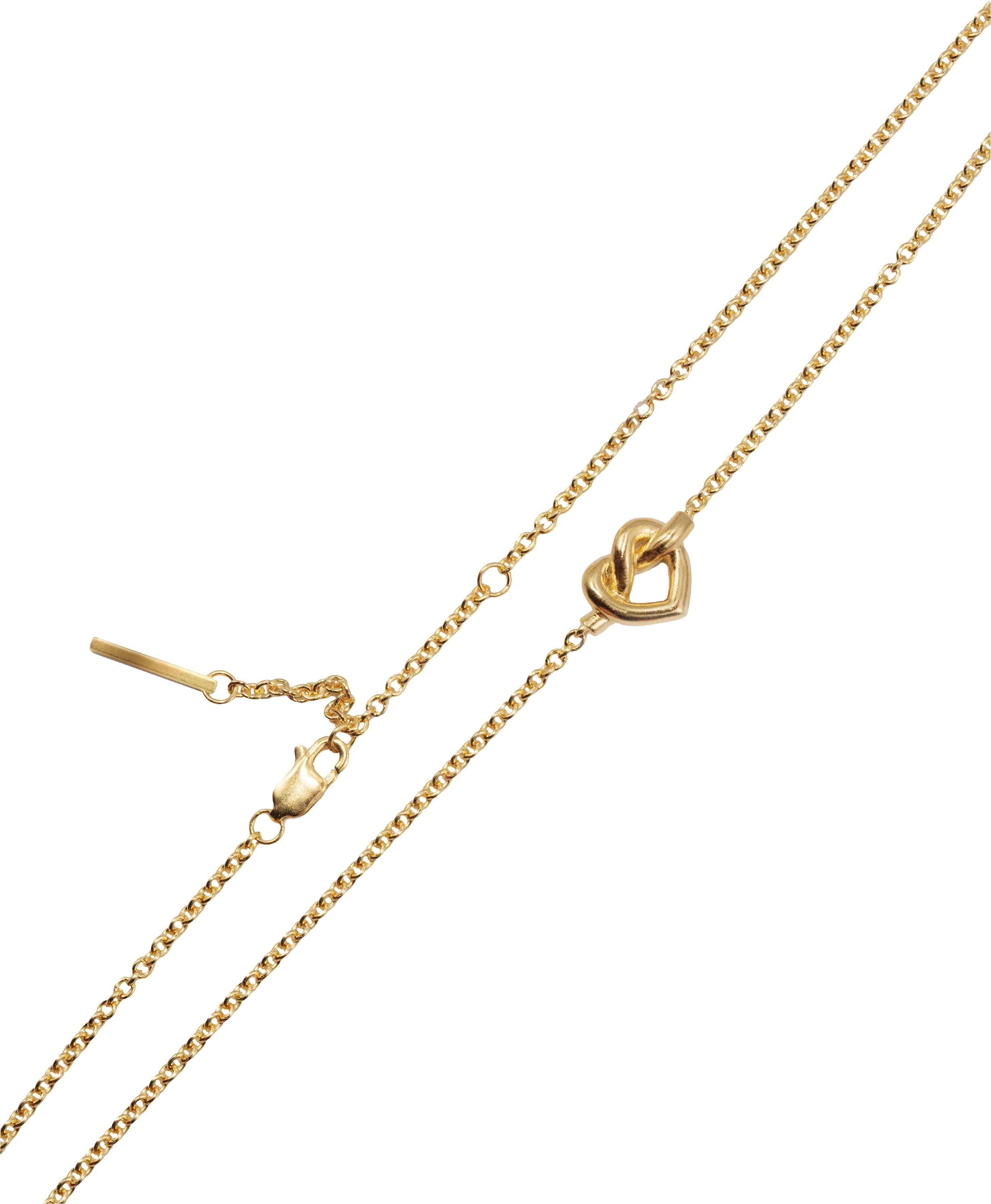 Tied Heart Necklace