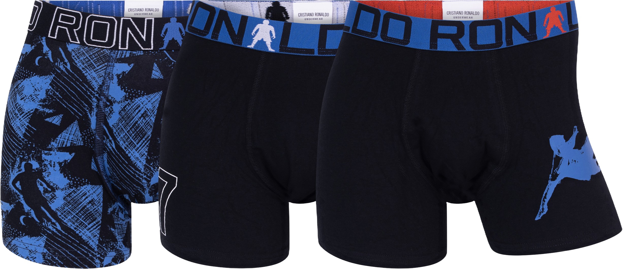 CR7 Boy's Trunk 3pack AOP