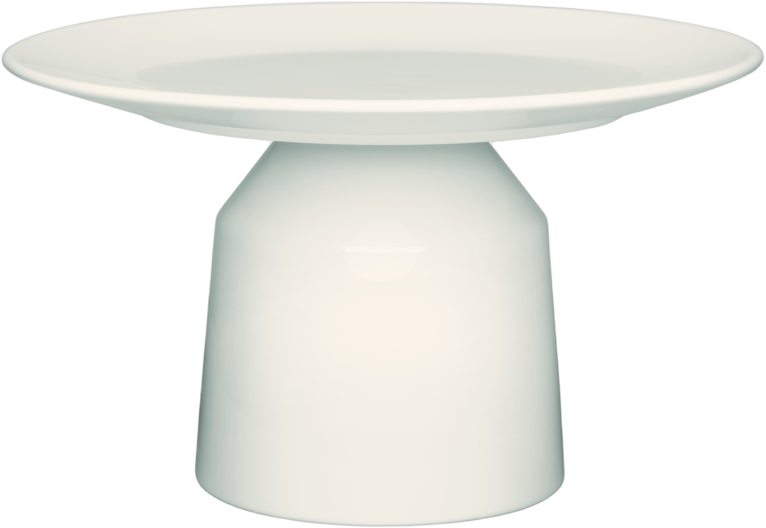 Solare høj Serveringsbakke 24x14cm Hvid