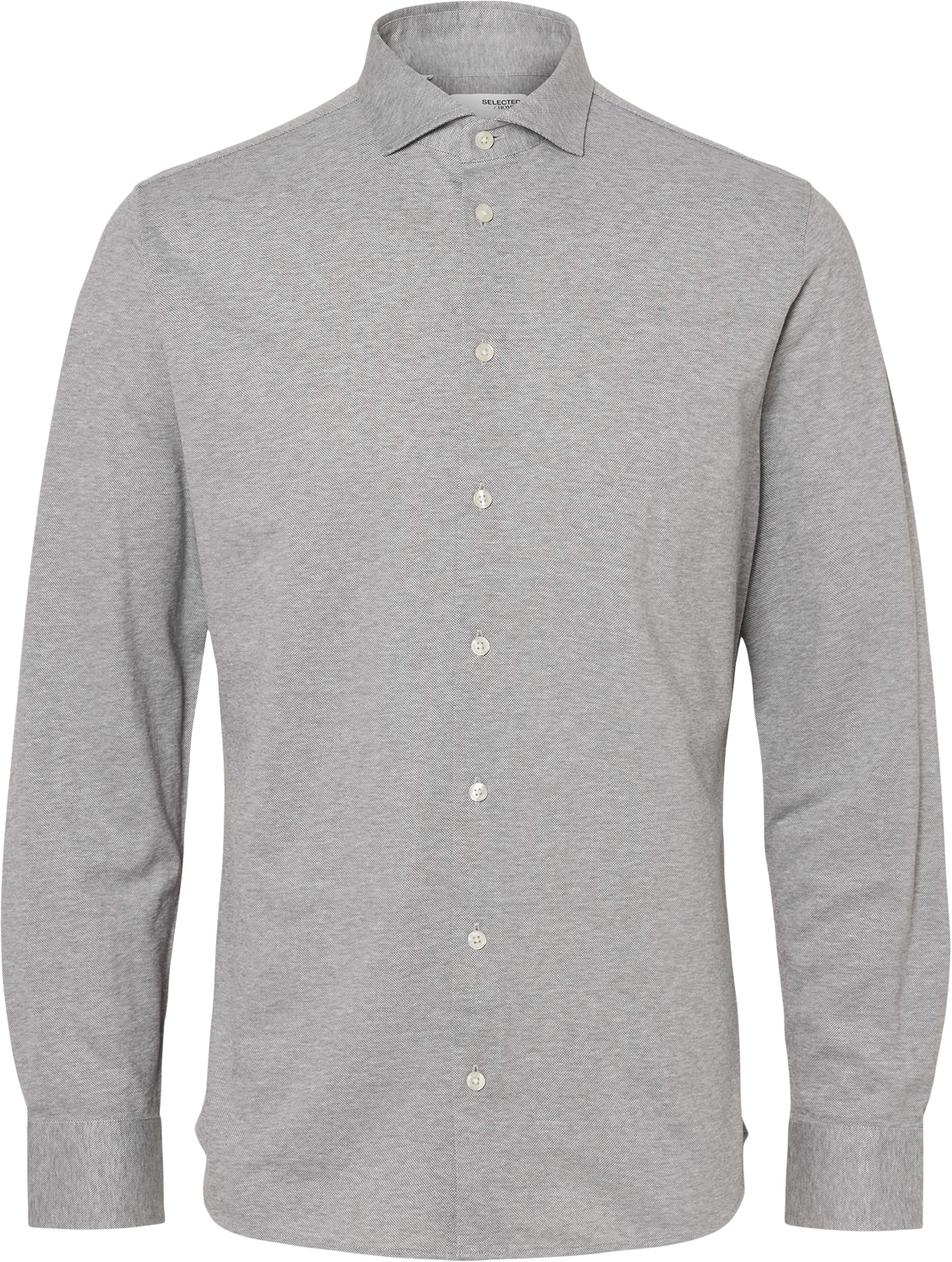 Slhslimbondpique Knitee Shirt Ls Noo