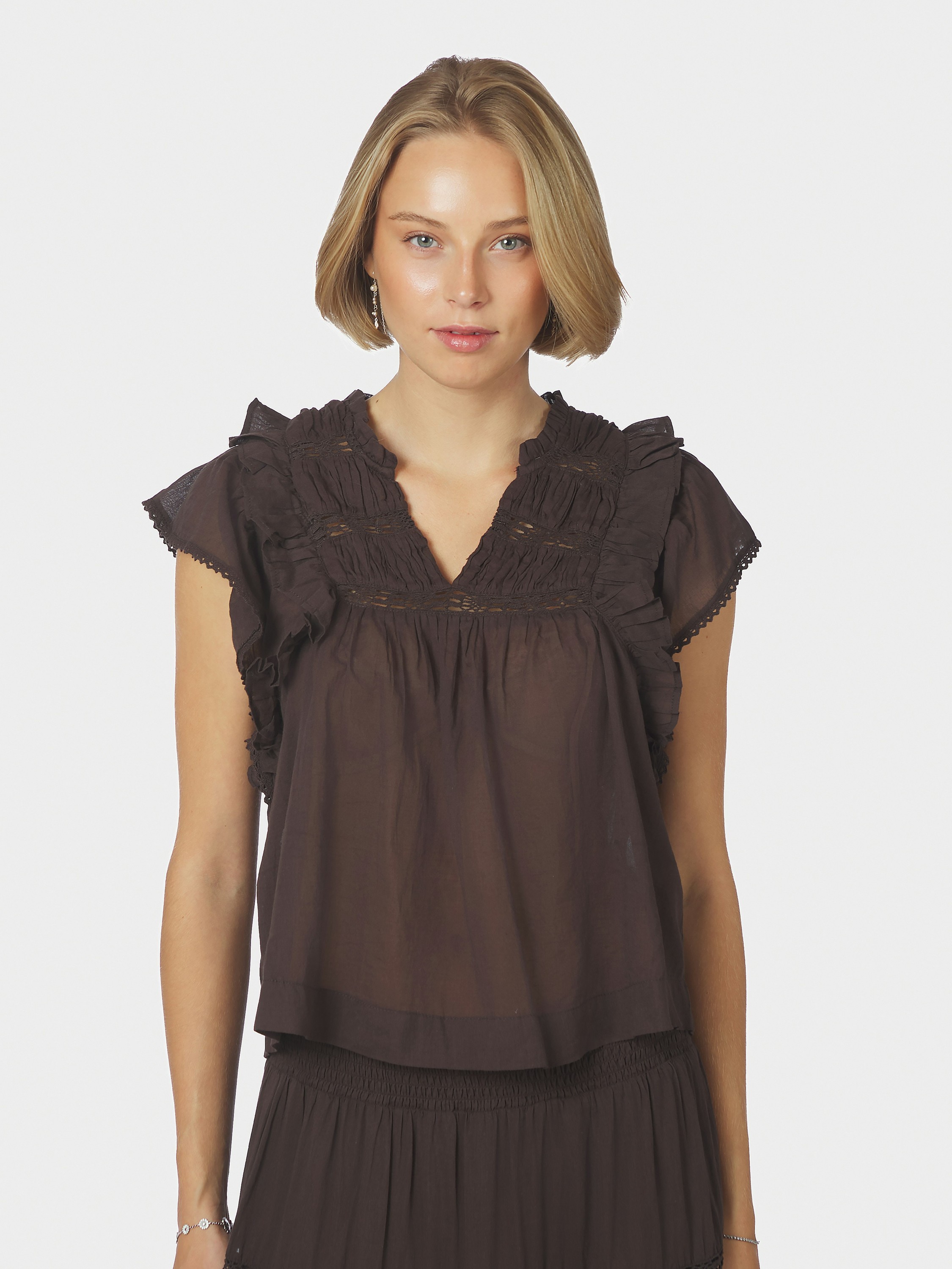 Jayla S Voile Top