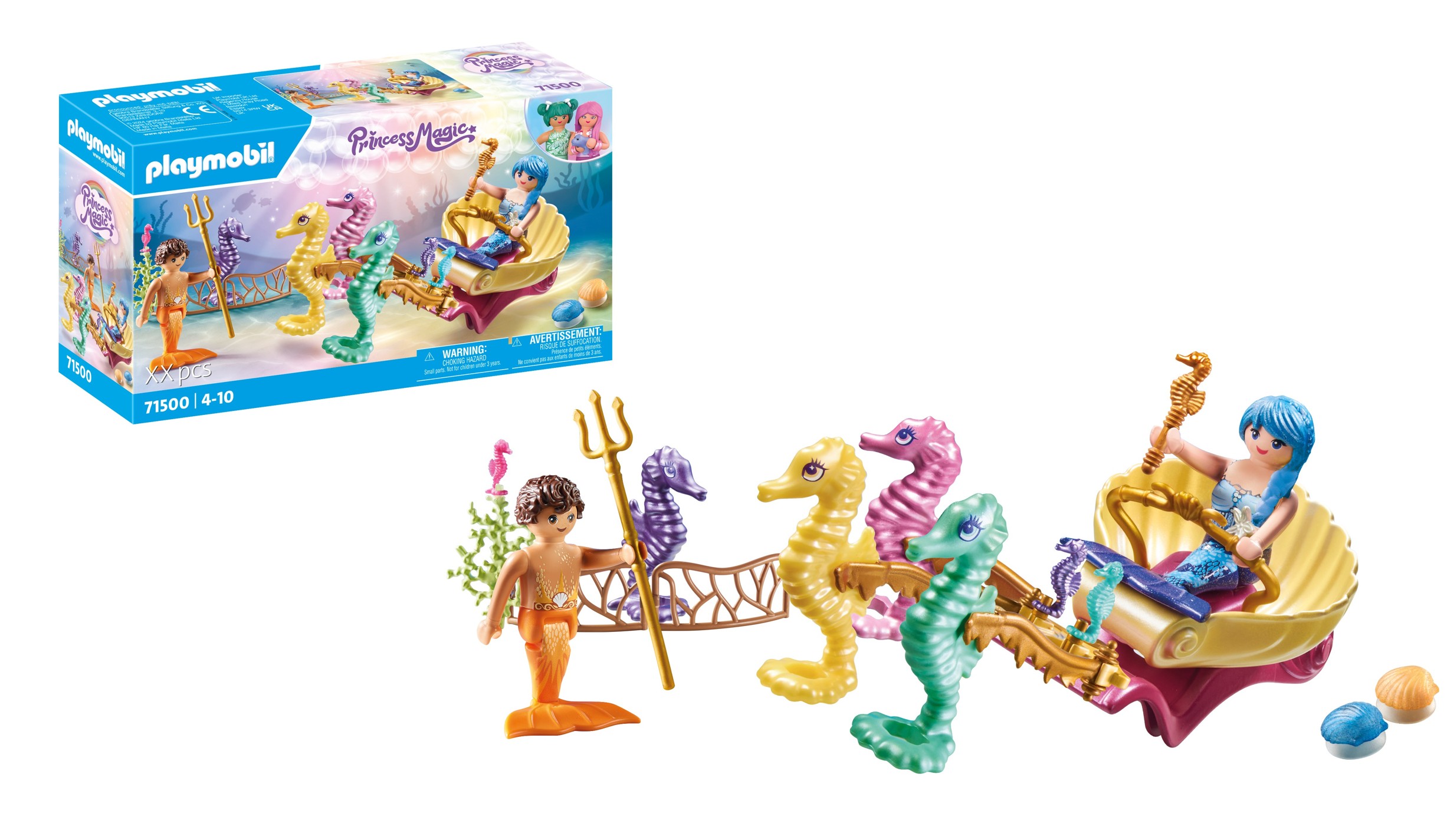 Mermaid Seahorse Carriage