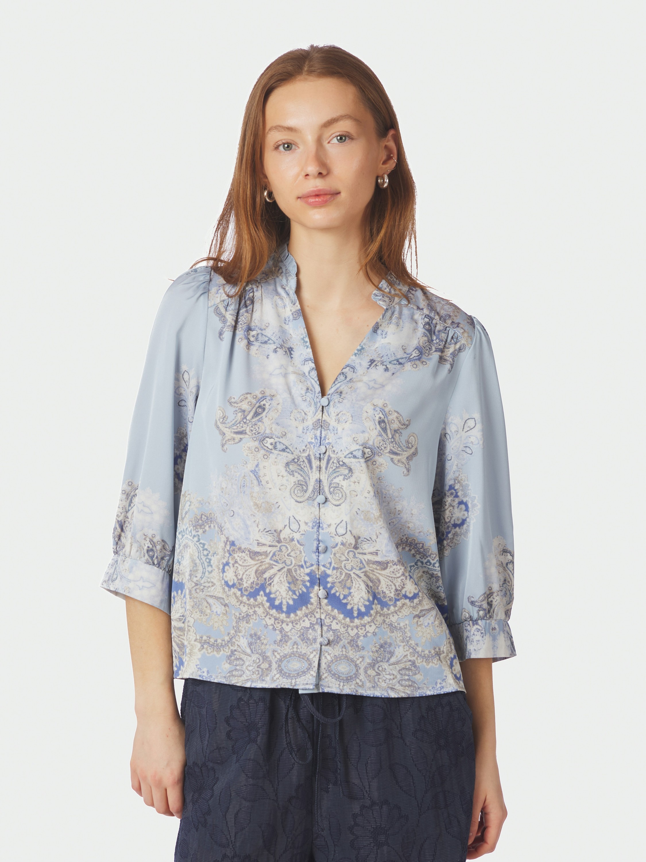 Roselle Artist Paisley Blouse