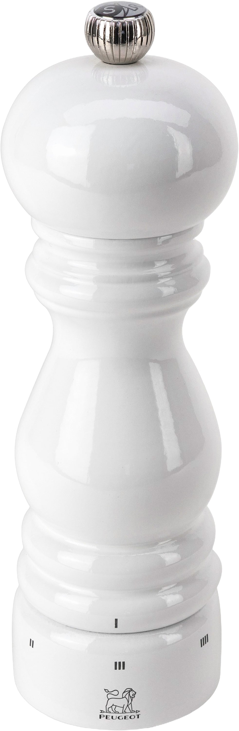 Paris Saltmølle U'select Z træ, Hvidlakeret 18cm