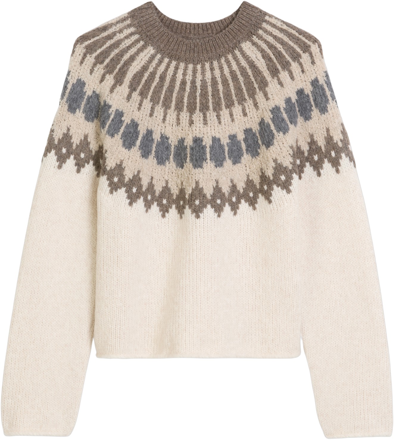 Pullover, Longsleeve, Roundneck, f