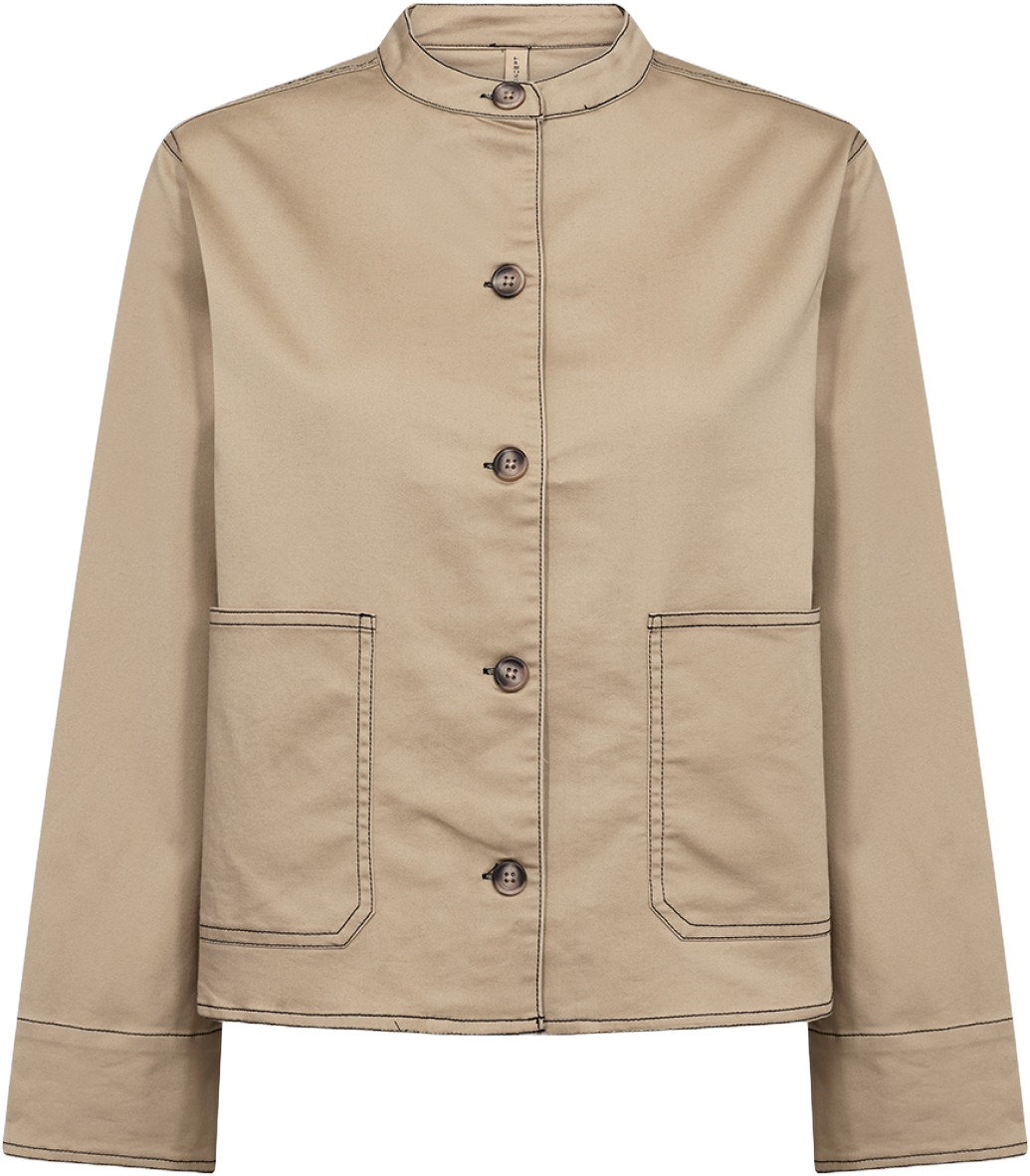 Scakila 29 Jakke MÃ¸rk Sand