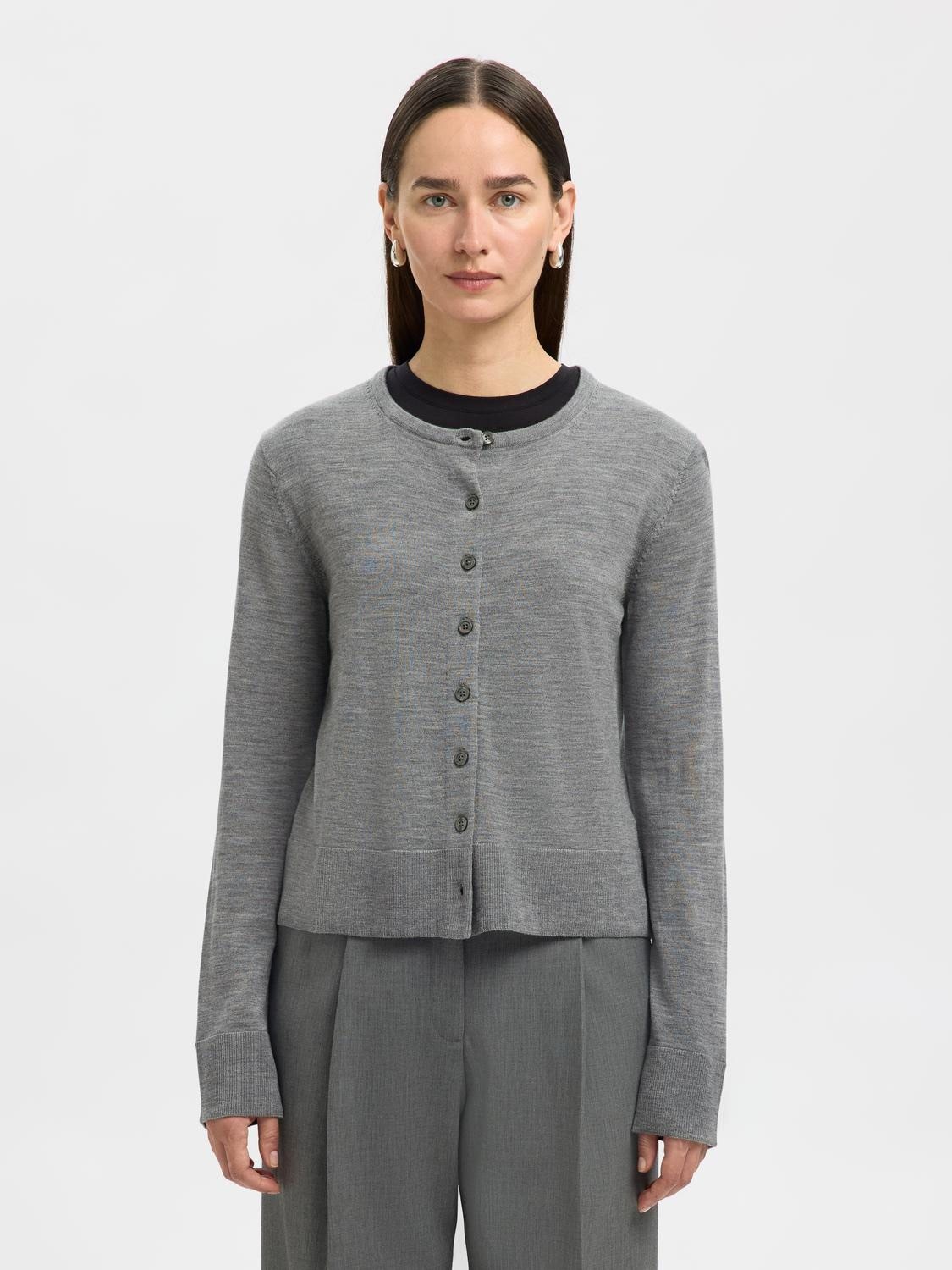 Slfthea LS Knit Merino Cardigan NOO