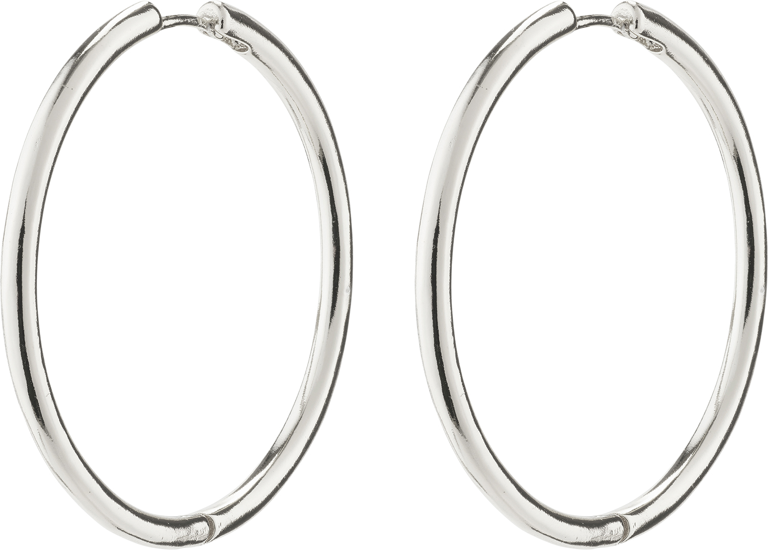 Eanna Maxi Hoops Silverplated