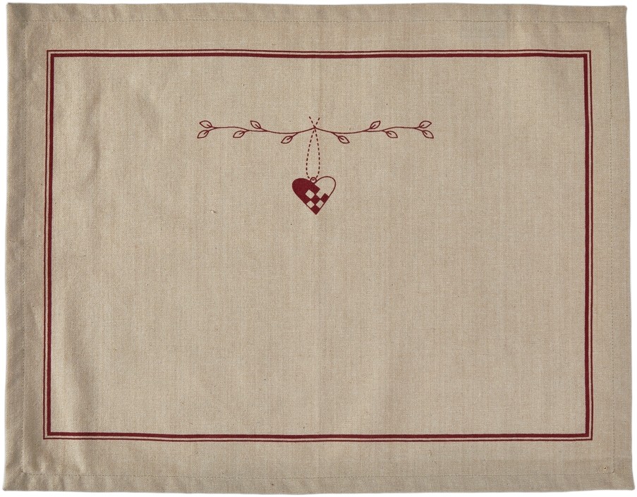 Dækkeserviet M/print 35x45cm Bomuld