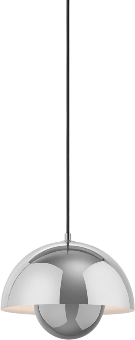 Flowerpot Pendant VP1, Chromeplated