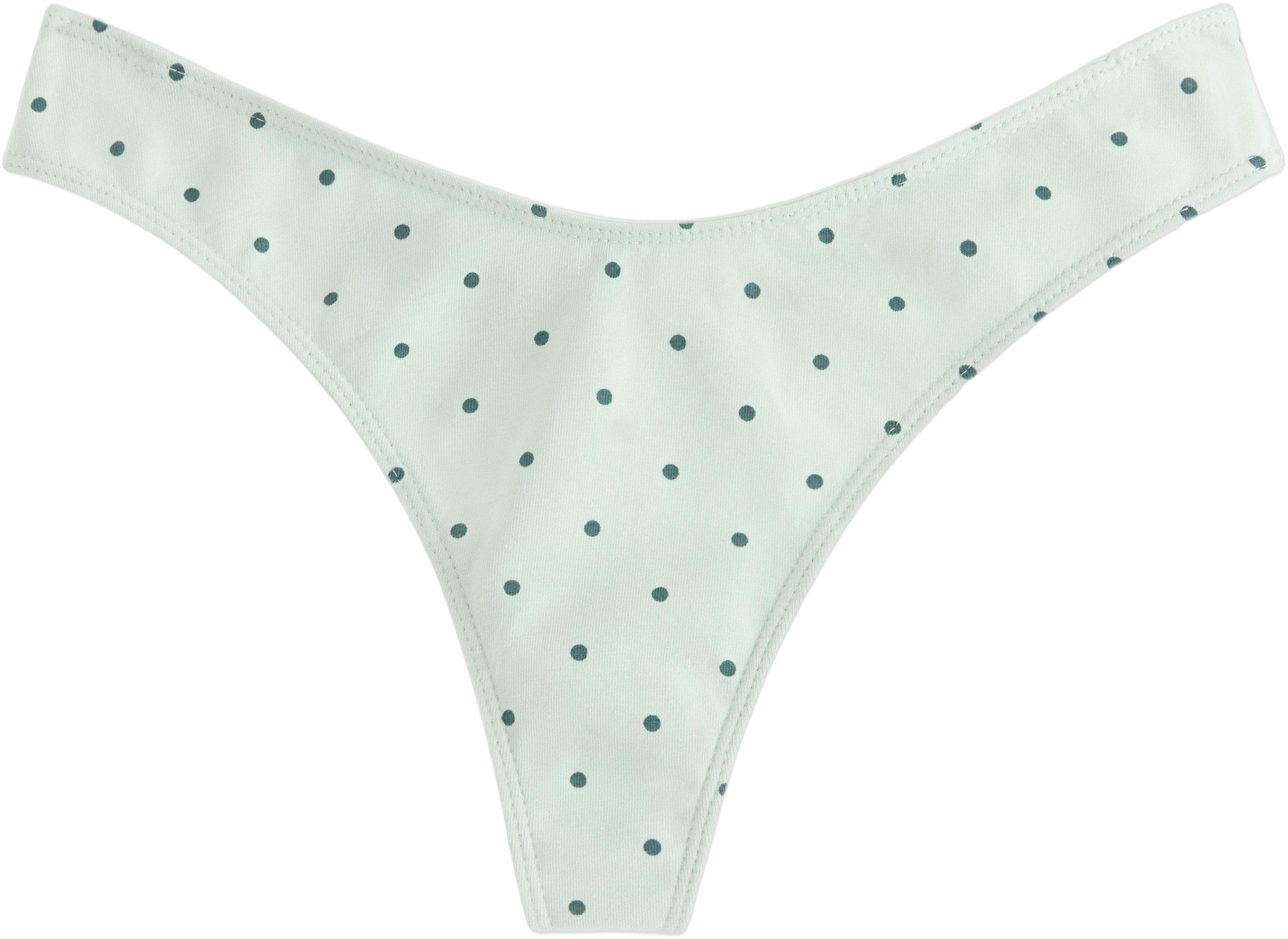 Cotton Thong With a Lowrise Waist