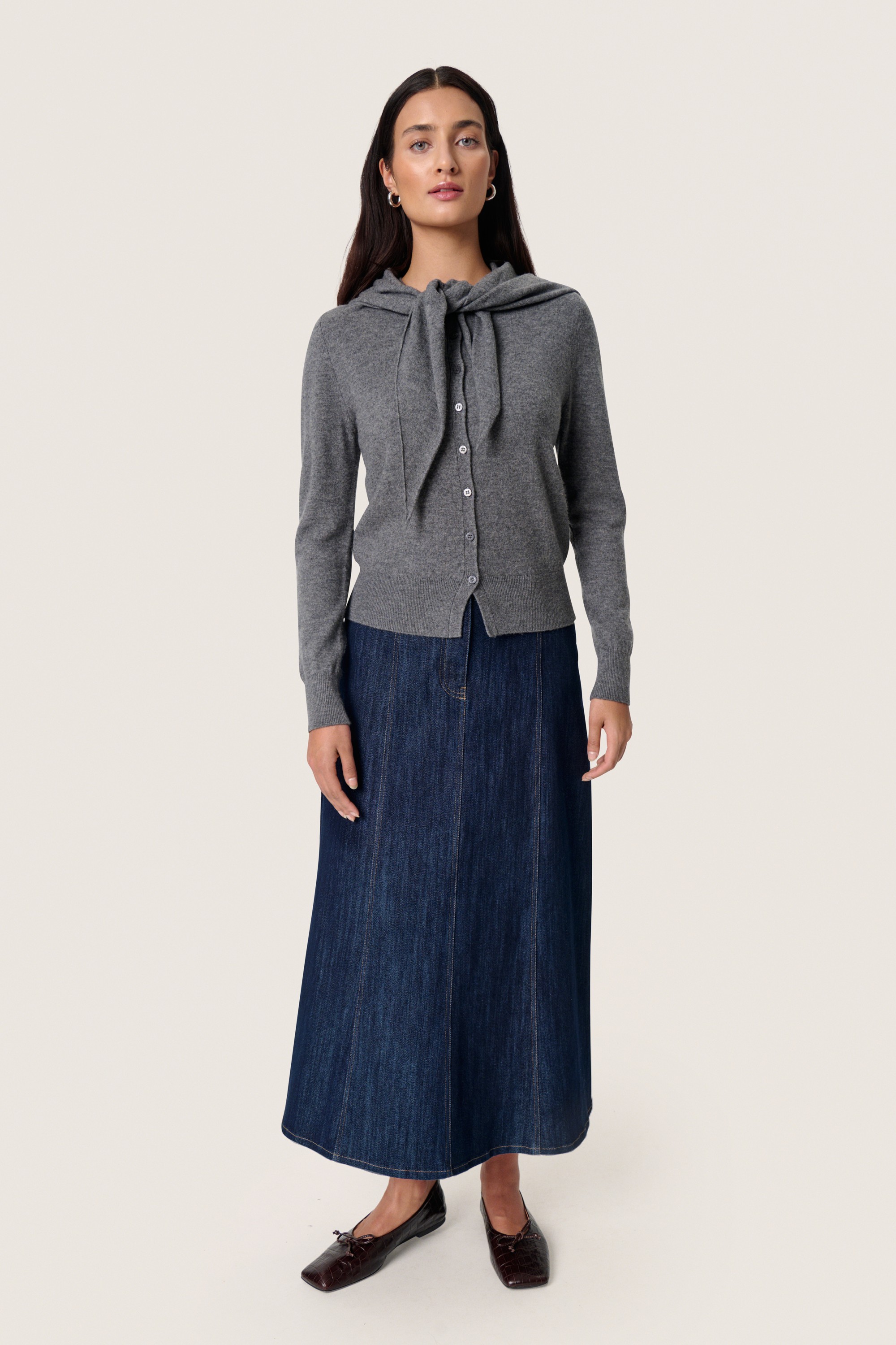 Slmolina Scarf Cardigan 100% Wool