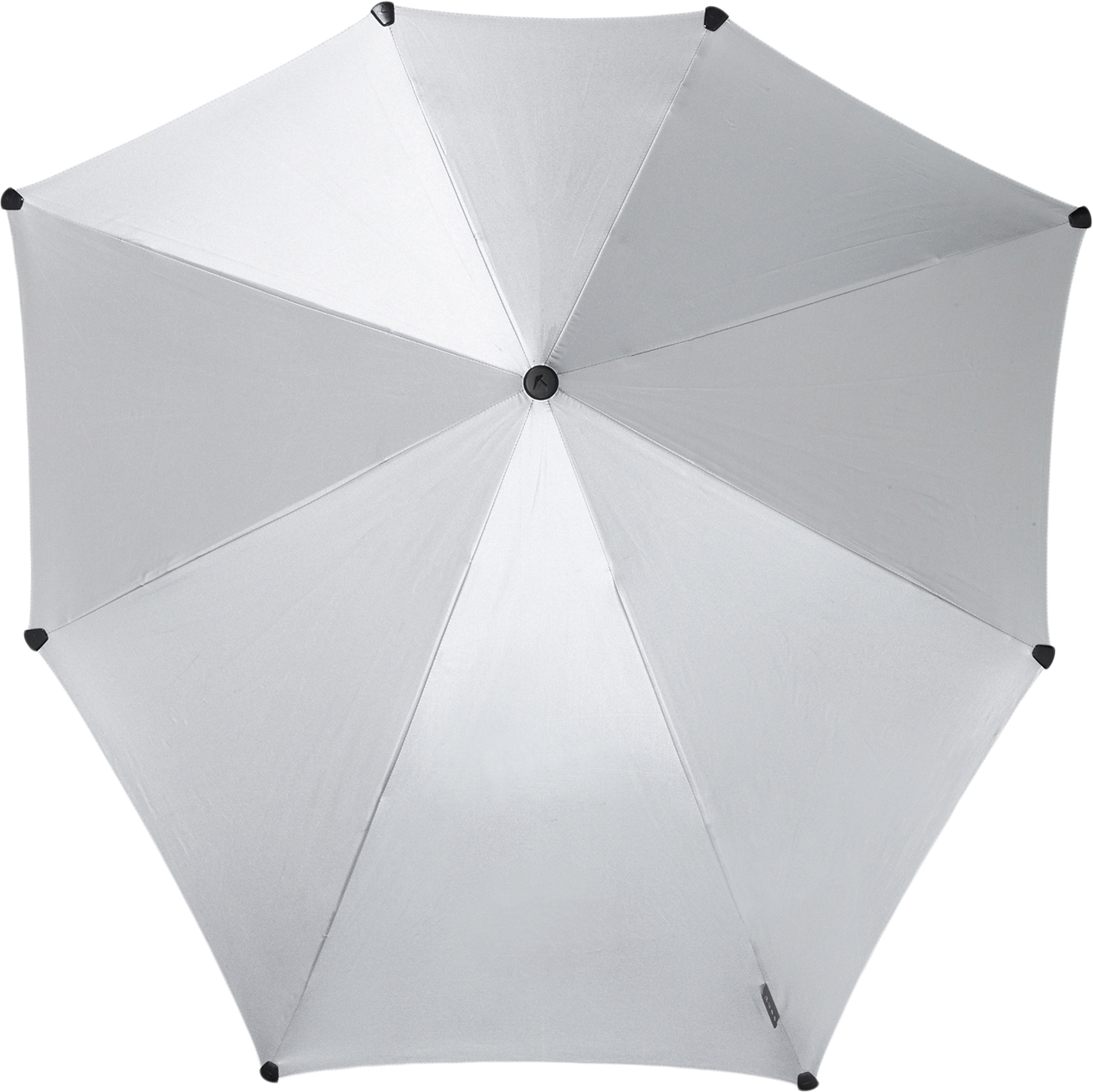 Senz Original Stick Storm Umbrella Shiny Silver