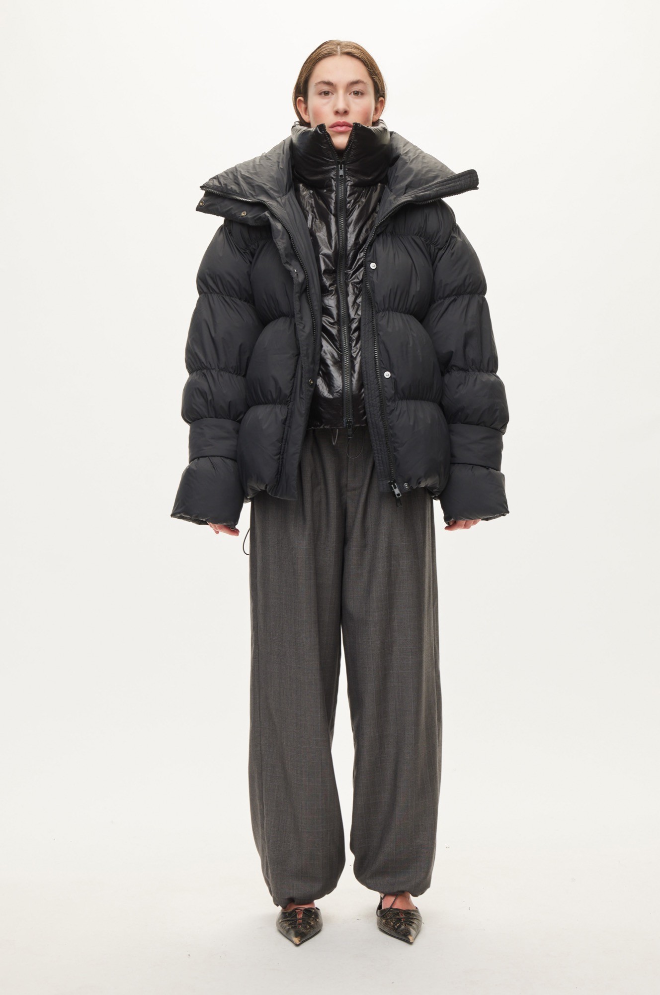 Aki Double Collar Jacket