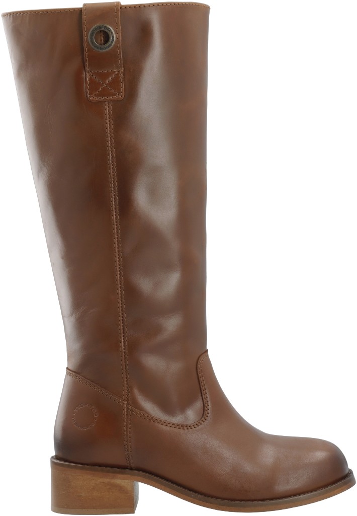 Casvilma Highshaft Pull Boot Stone Leather