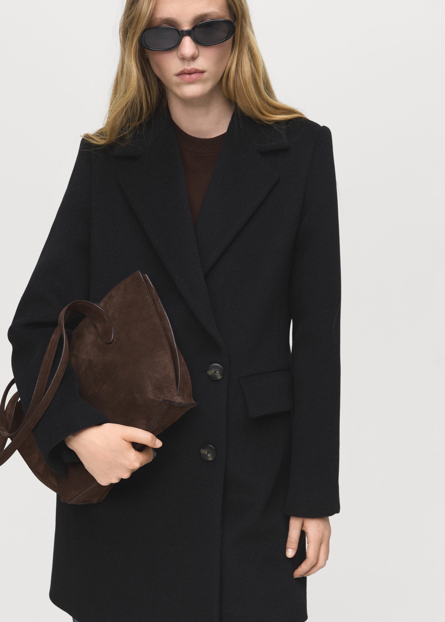 Doublebreasted Wool Coat
