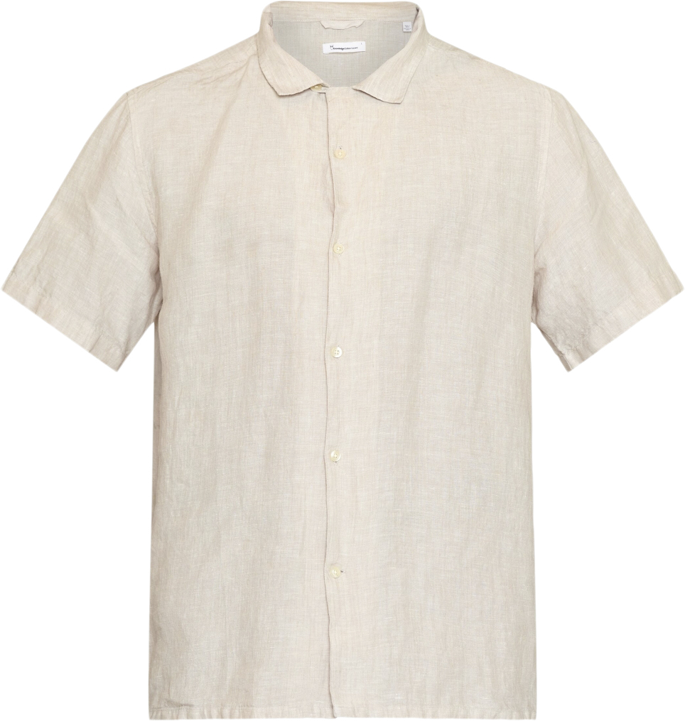Box Short Sleeve Linen Shirt Gots/vegan