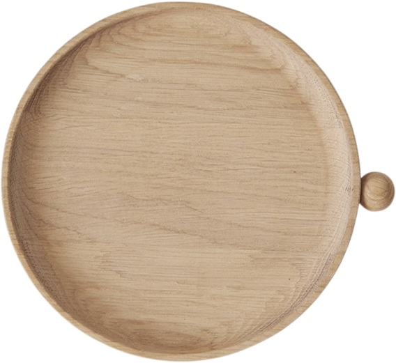 Inka Wood Tray Round Small