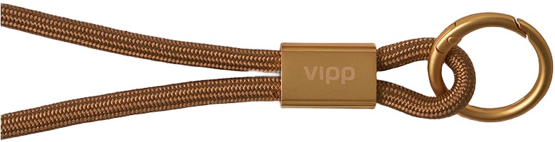 Vipp320 Key Strap, Palazzo Monti, Golden, 45 cm