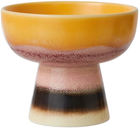 70s Ceramics Tapas Bowl on Base S Sunshade