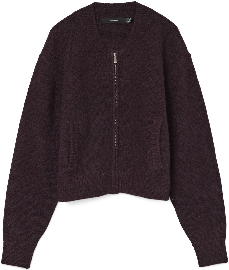 Vmhanna LS Oneck Zipper Cardigan B