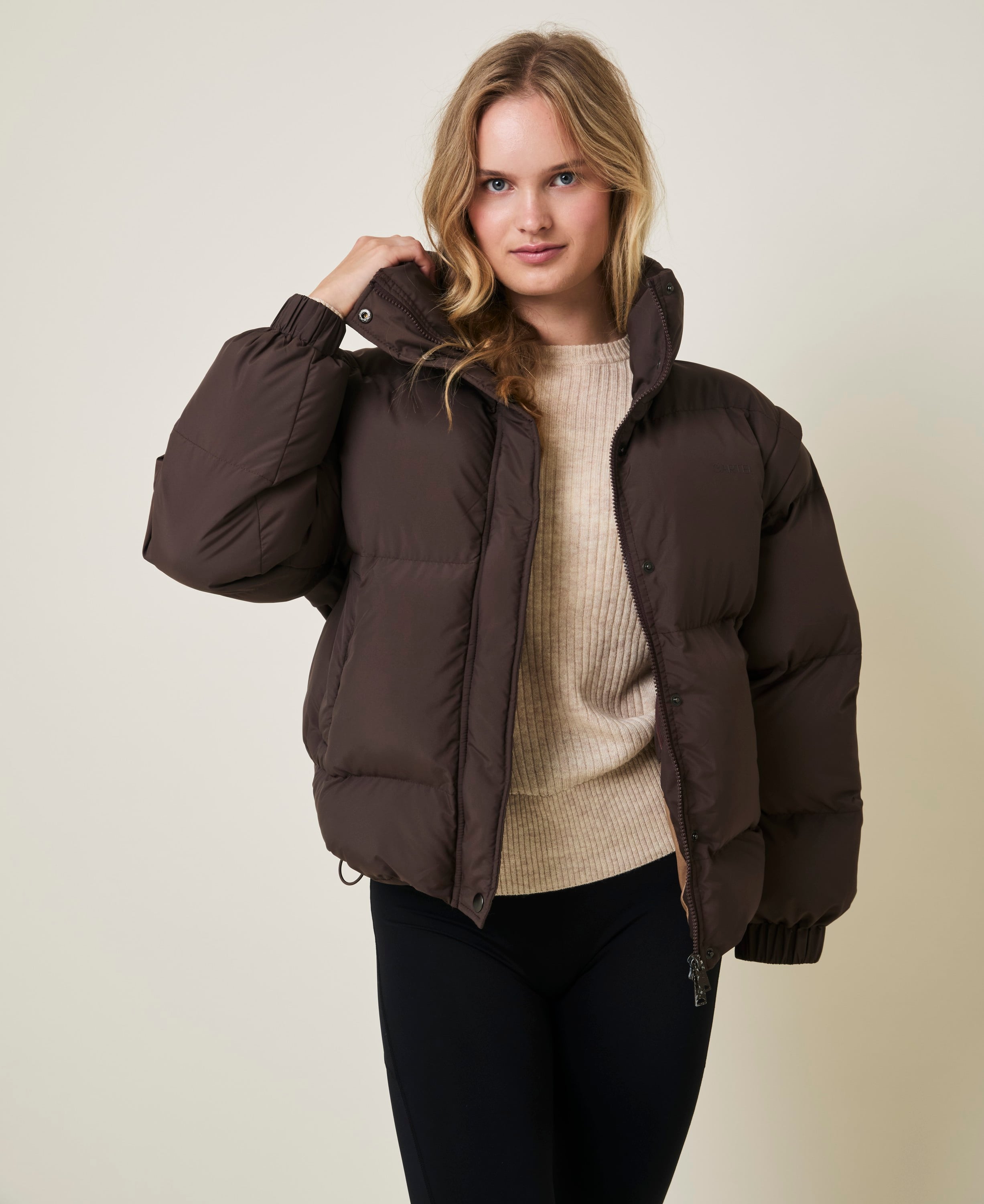 Alpine 2i-1 Pufferjakke og Vest - Arabica