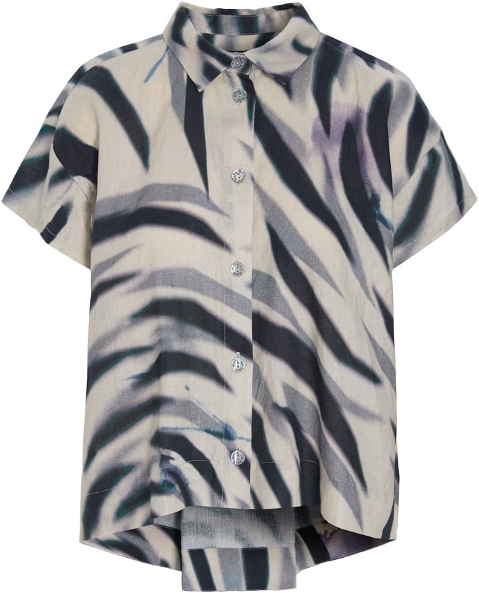 Harukaze Kort Ærmet Skjorte