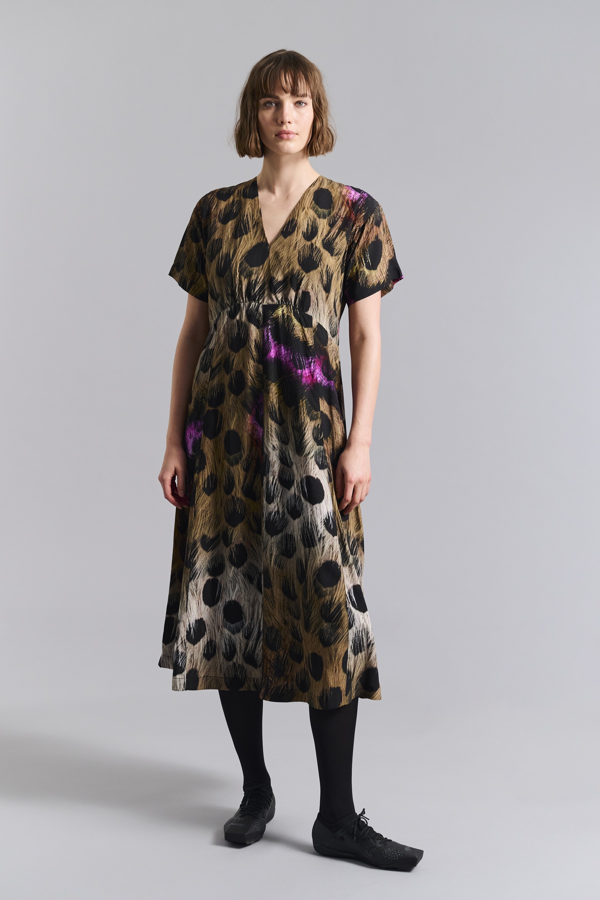 Haru Kortærmet Kjole