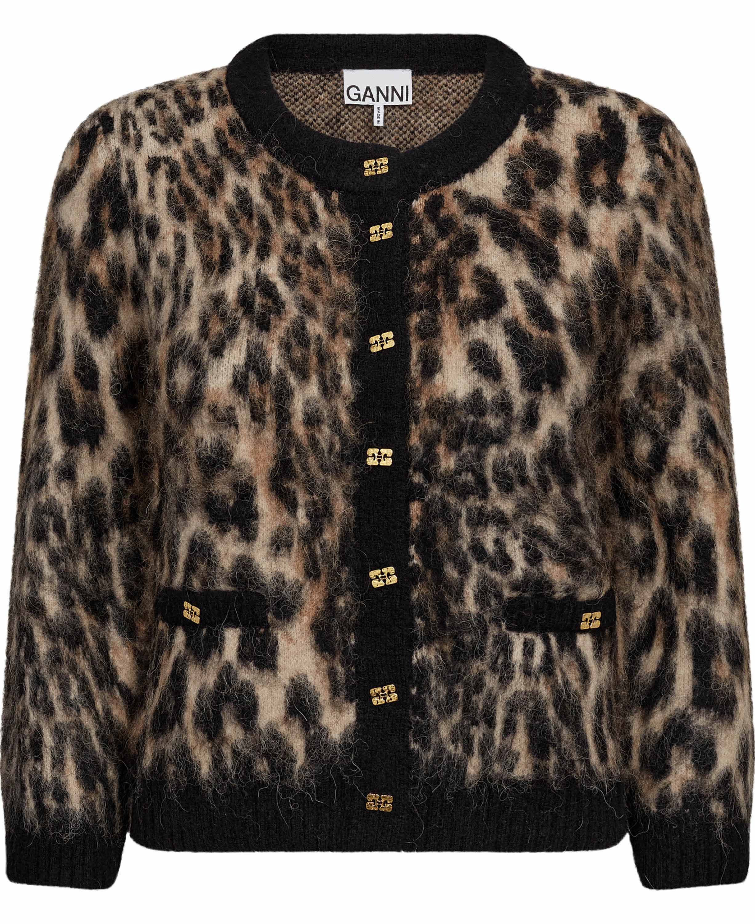 Soft Wool Leo 3/4 Sleeve Cardigan