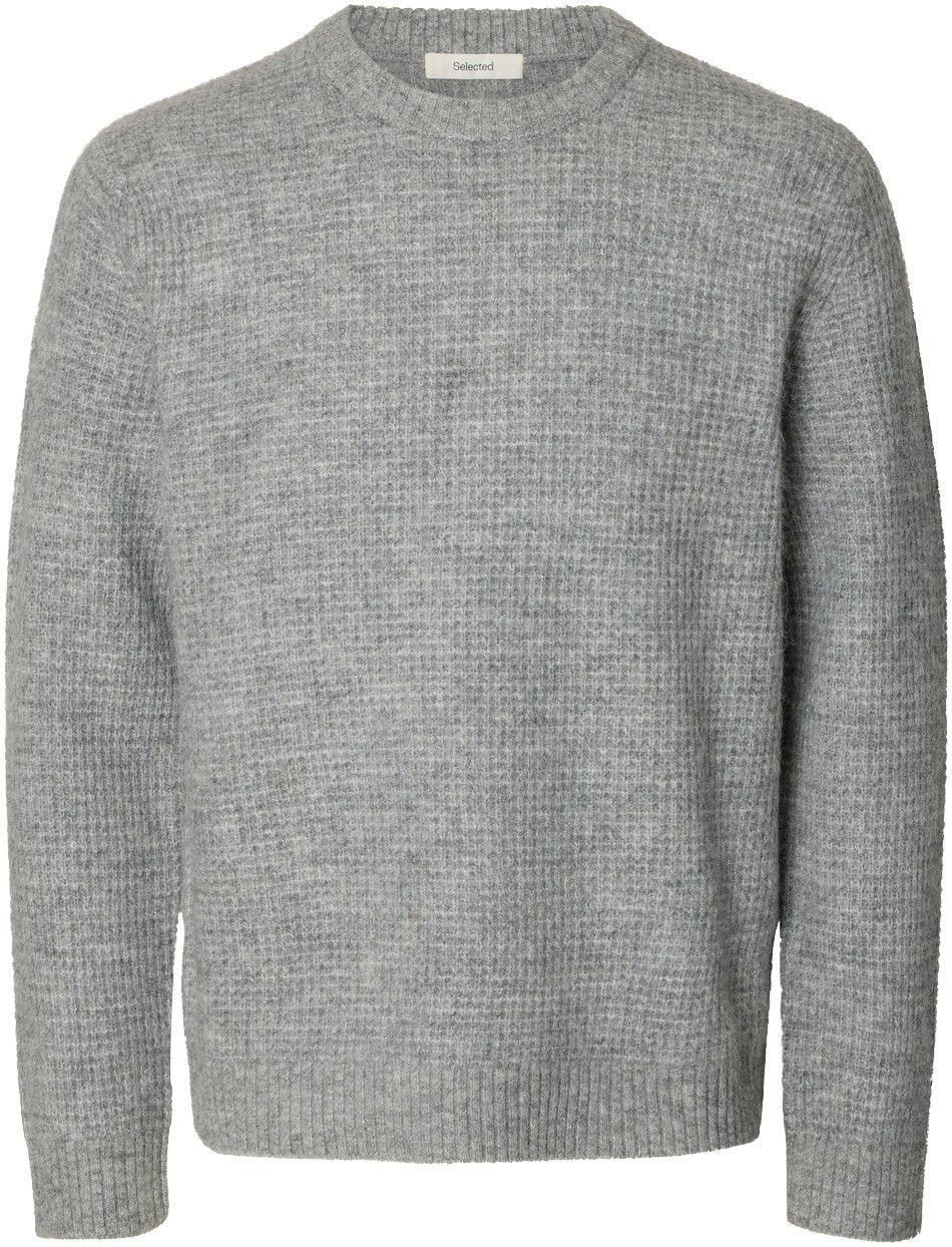 Slmrai LS Knit Waffle Crew Neck