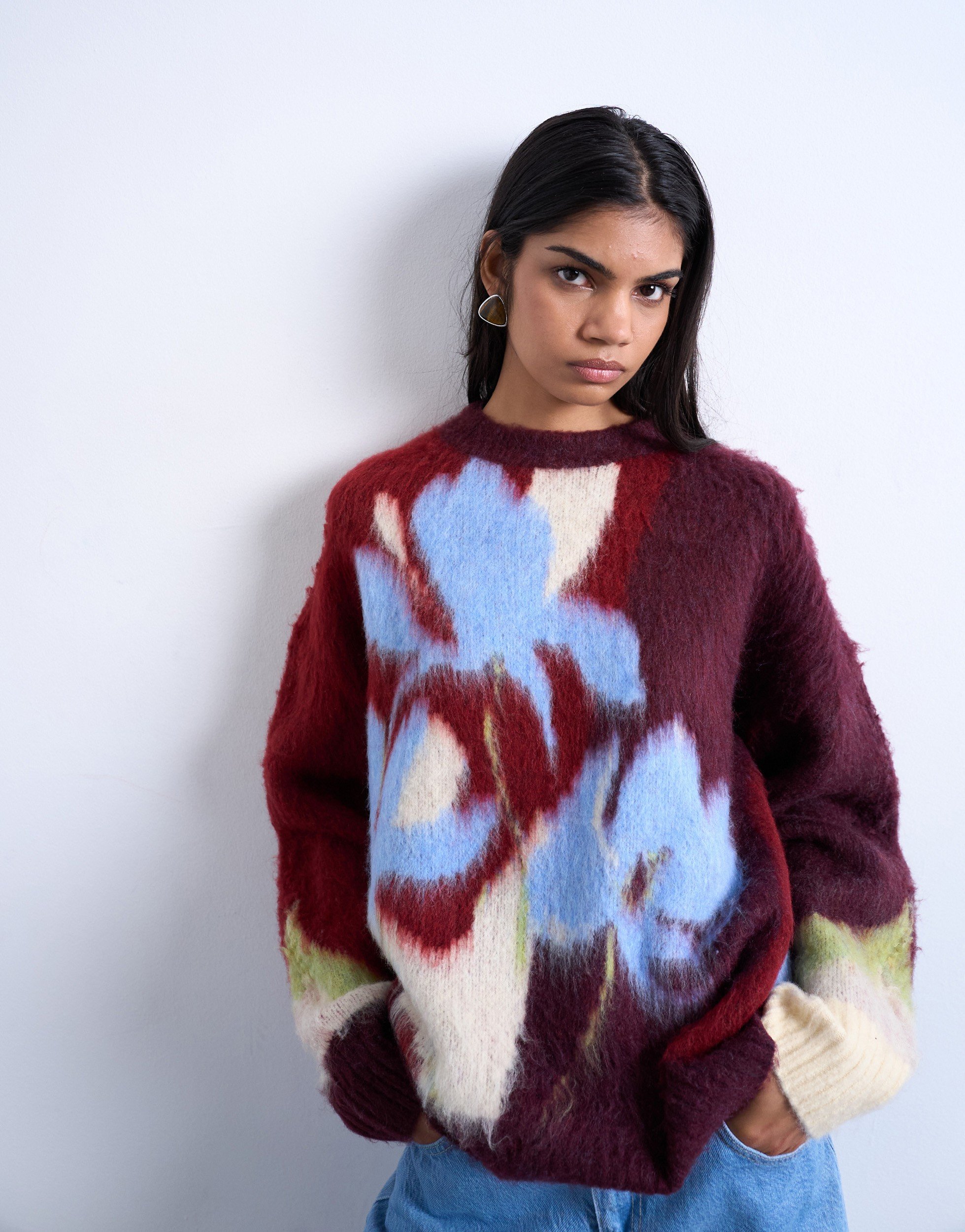Tsivy Flower Knit Pullover