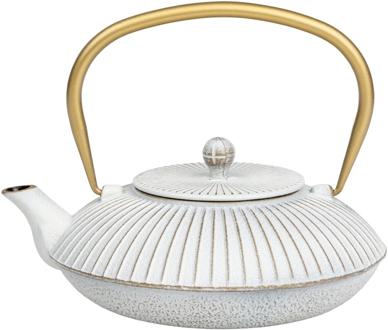 Tekande, Offwhite/guld, St&oslash;bejern, 1,1L, Linhai