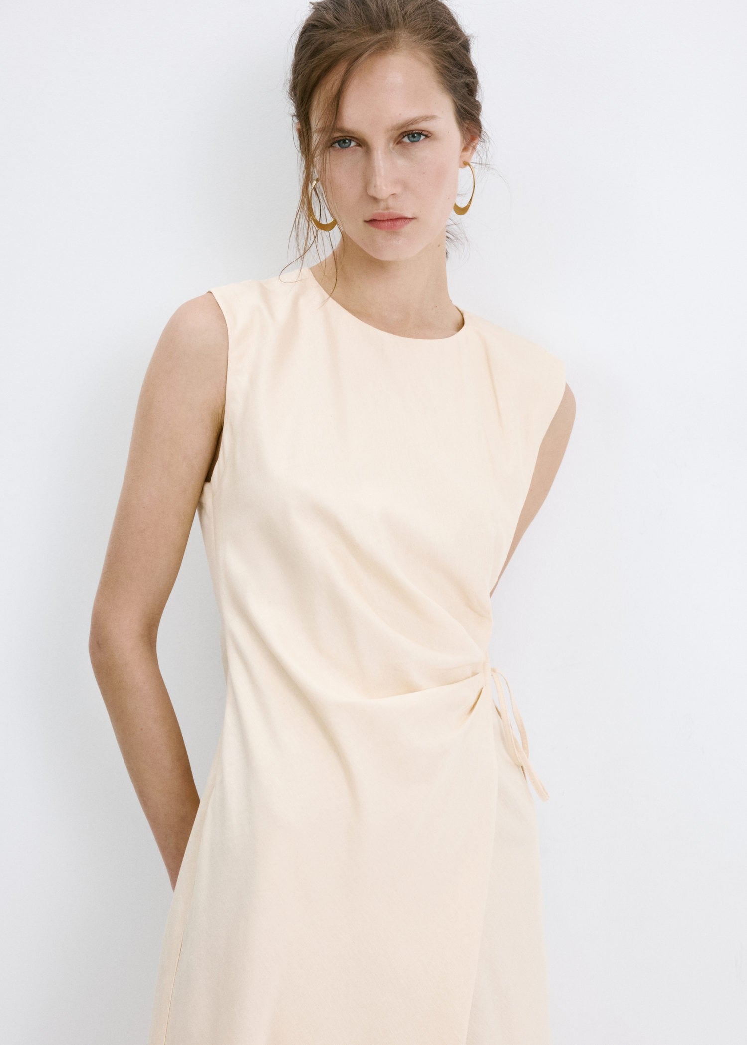 Wrap Mididress With Knot - Køb til DKK 299 - Spar 33%