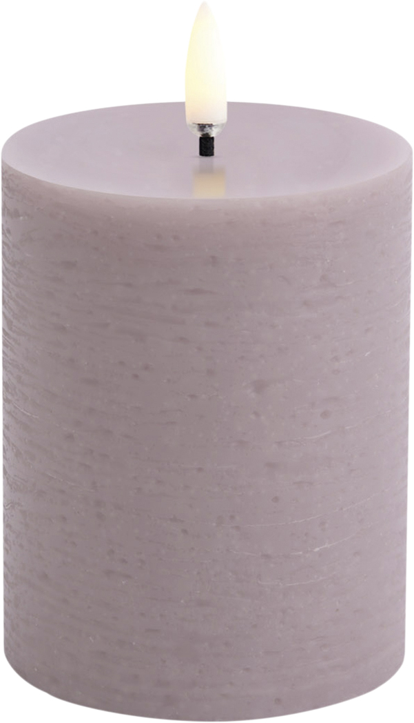 LED Pillar Candle, Light Lavender, Rustic, 7,8 x 10,1 cm 4/2 - DKK 151 - Spar 20%