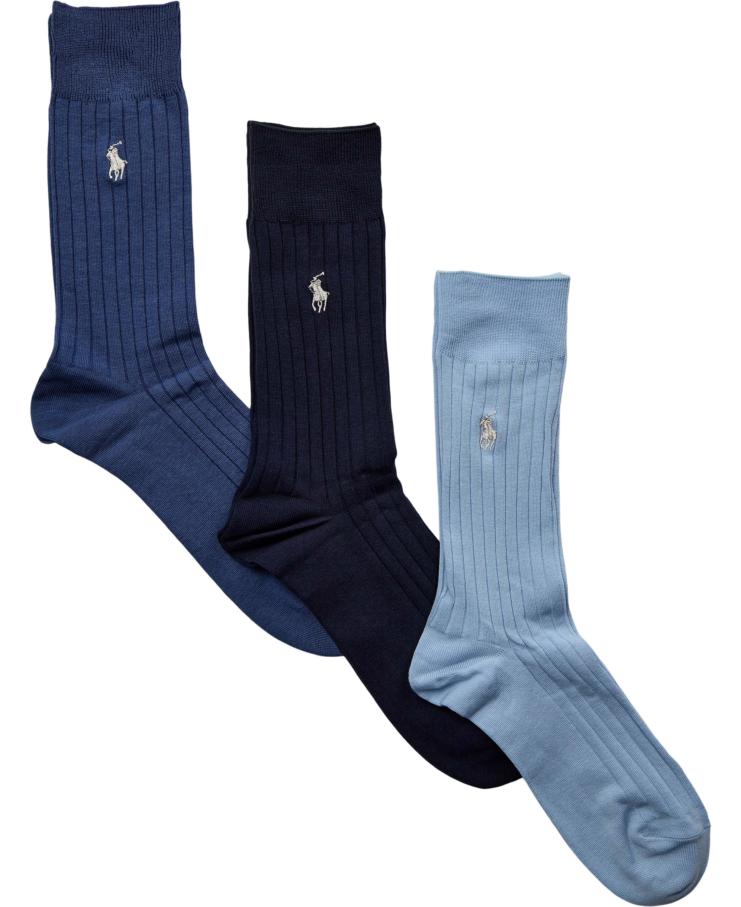 Ribbed Cottonblend Trouser Sock 3-pack
