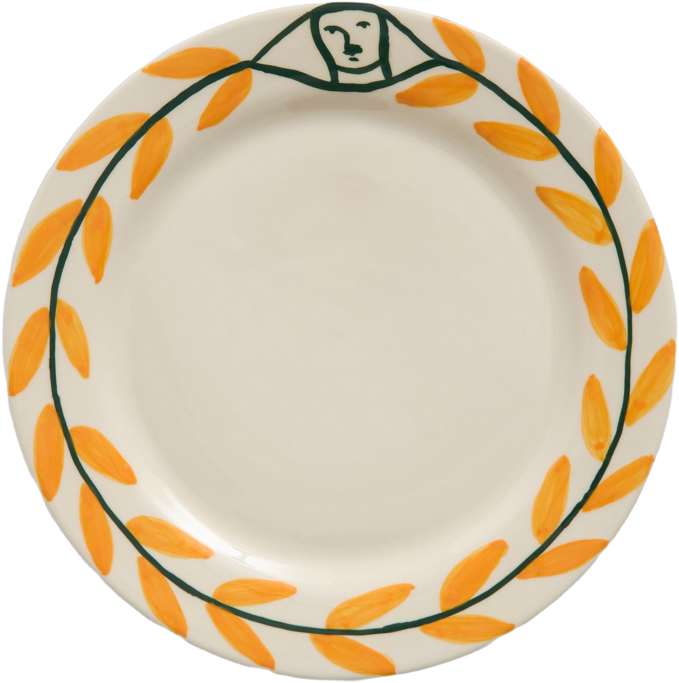 La Pittura Plate Ø24 - Golden Leaf