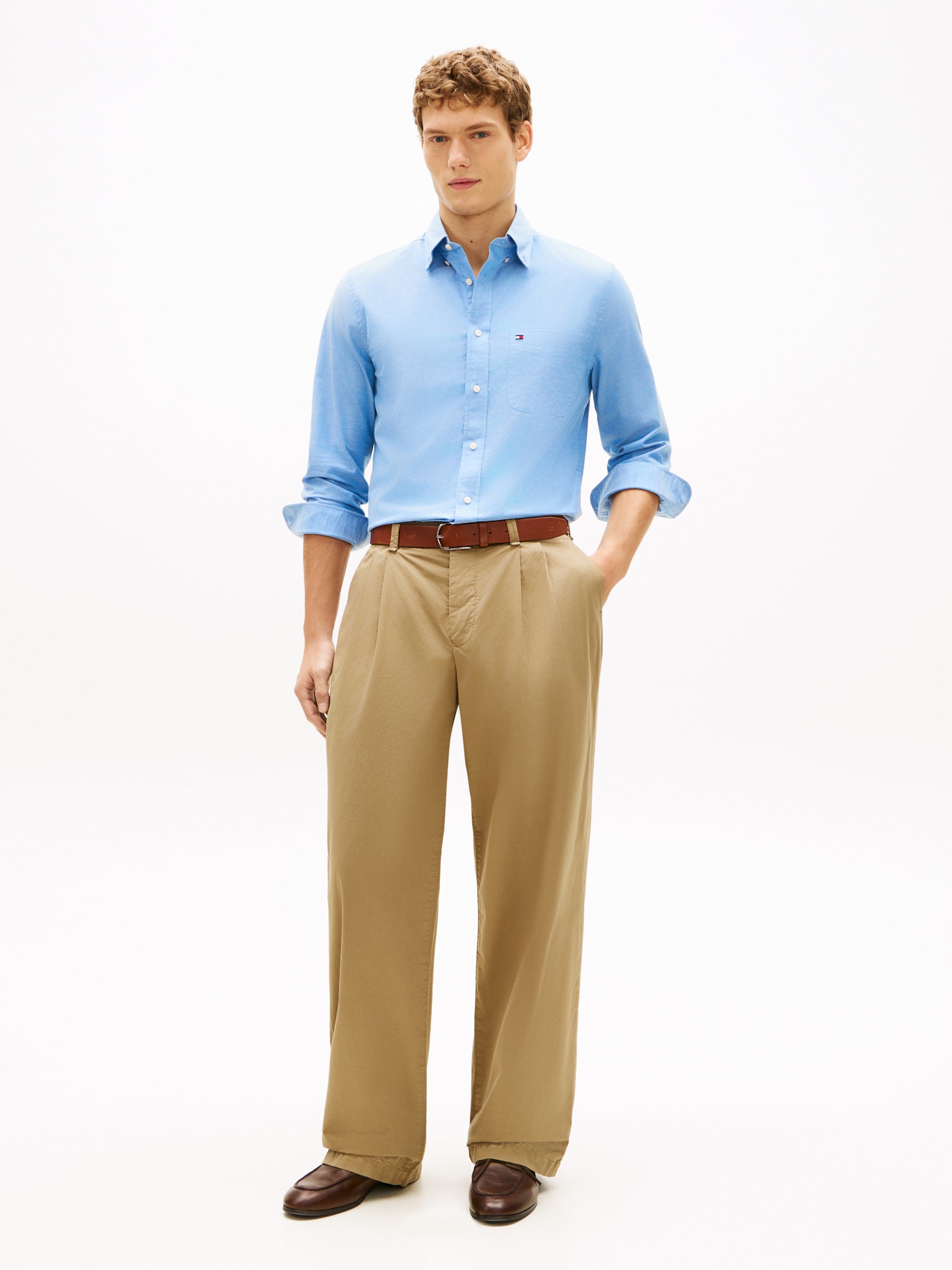Regular Fit Buttondown Lightweight Oxford Shirt