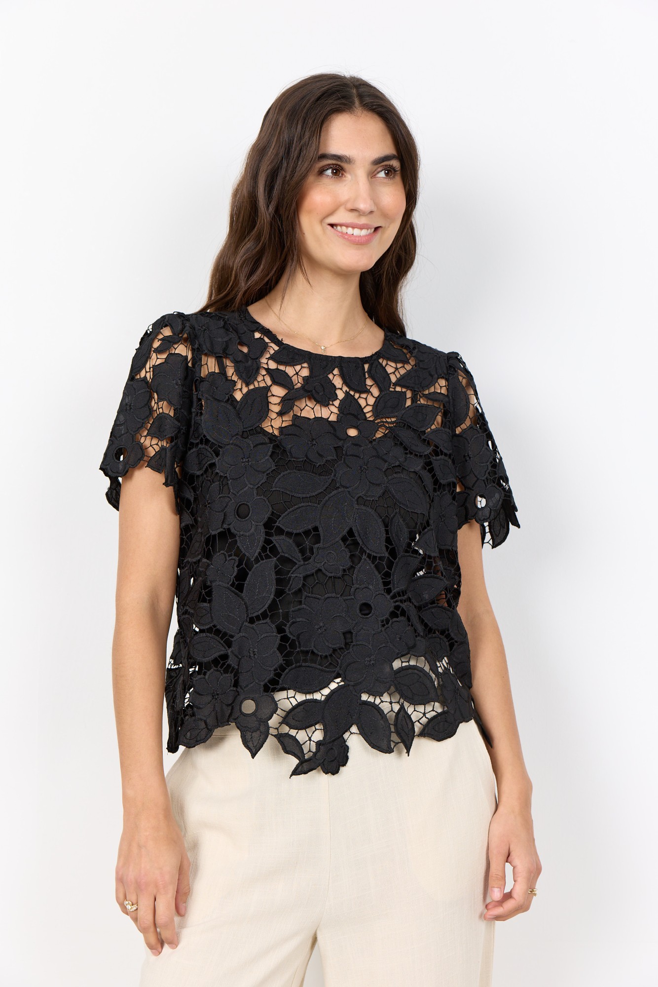 Sccassandra 1 Bluse Sort