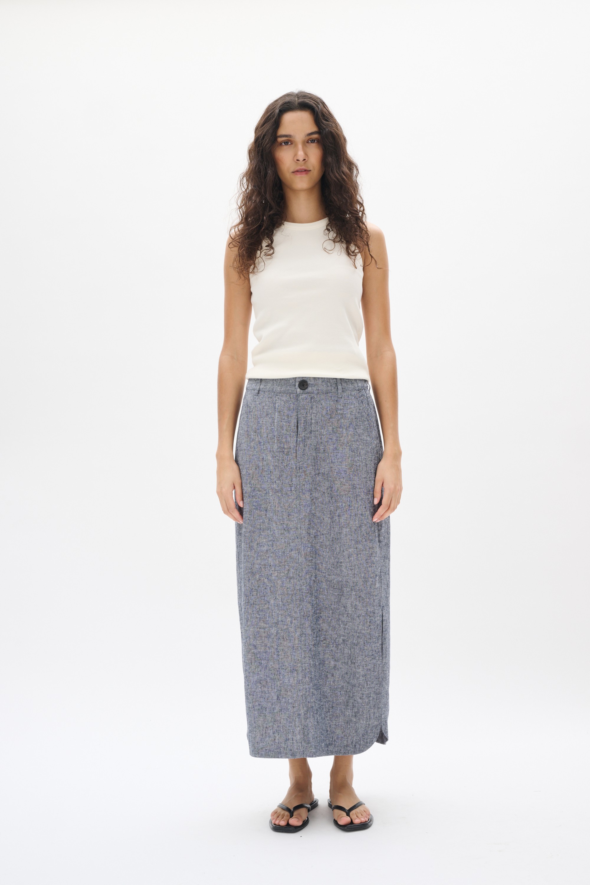 Rimoneiw Linen Skirt